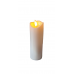 Led žvakė 15cm balta